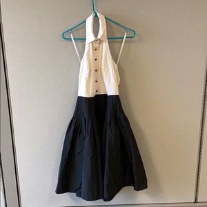 Rare Ralph Lauren silk tuxedo dress